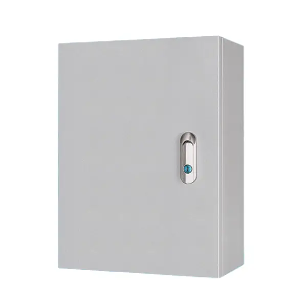 LVMA indoor wall mount cold rolled steel electrical distribution box lockable plane latch powder coated indoor power distribution enclosure