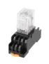 miniature plug-in intermediate relay set HH52P HH53P HH54P HH62P HH63P HH64P silver alloy contact with socket base for industrial control