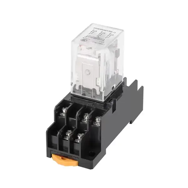 miniature plug-in intermediate relay set HH52P HH53P HH54P HH62P HH63P HH64P silver alloy contact with socket base for industrial control