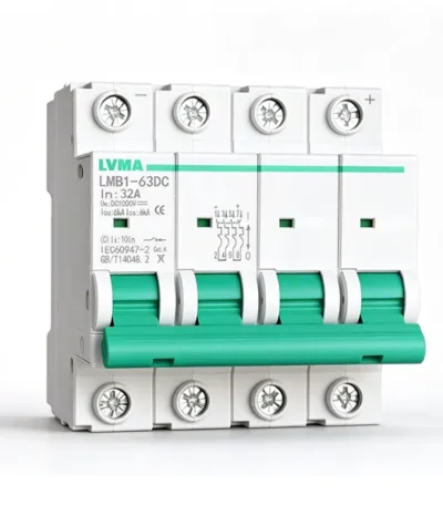 LVMA LMB1-63DC DC MCB 4P miniature circuit breaker for solar PV system
